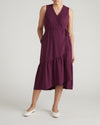 Tiered Twirl Wrap Dress - Gamay | Plus Size & Straight Size Women's Fashion | Universal Standard