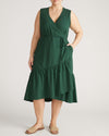 Tiered Twirl Wrap Dress - Conifer | Plus Size & Straight Size Women's Fashion | Universal Standard
