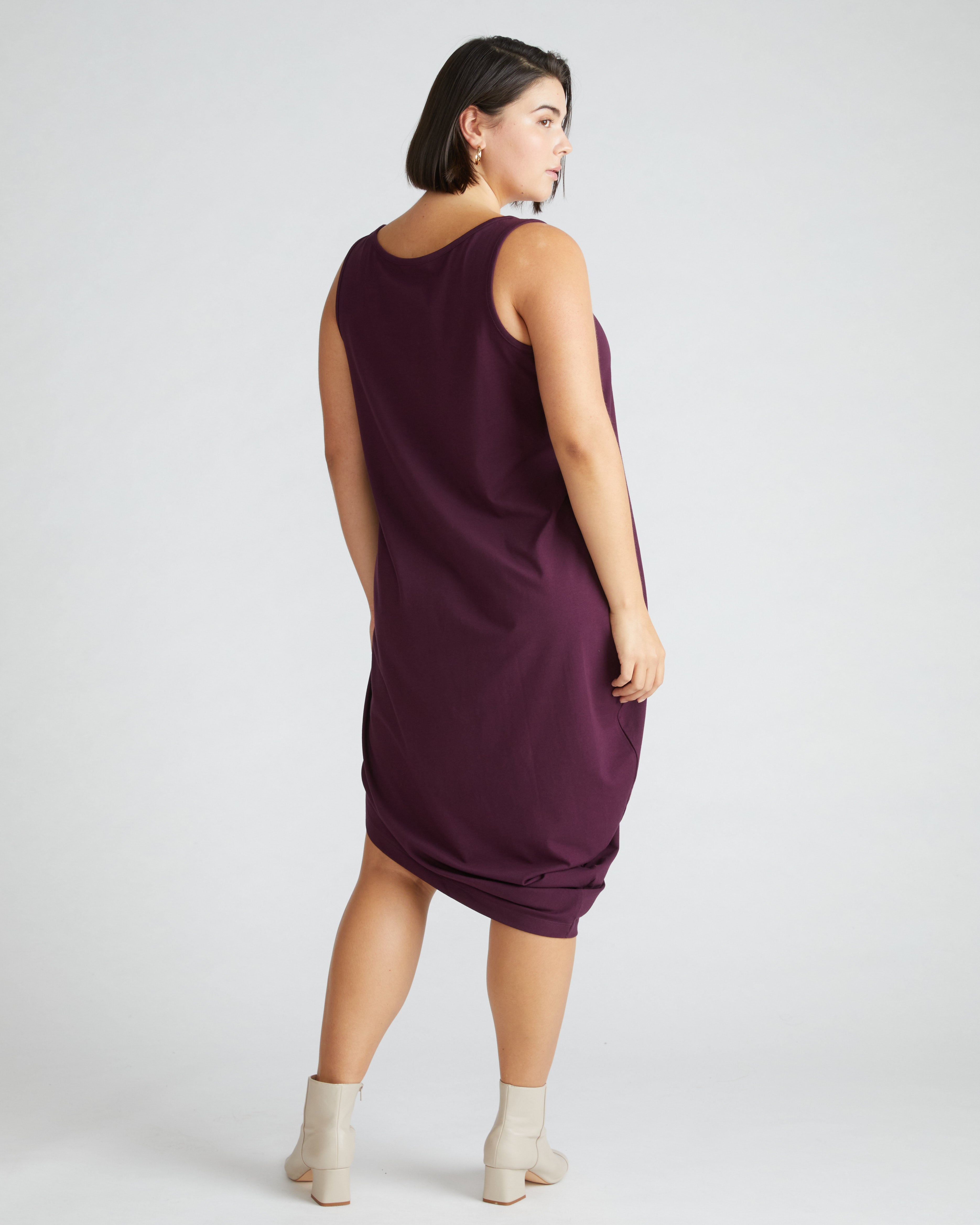 Iconic Geneva Tank Dress - Acai – Universal Standard