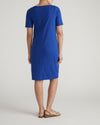 Belle Breton Stripe Jersey Dress - Solid Ultramarine | Plus Size & Straight Size Women's Fashion | Universal Standard