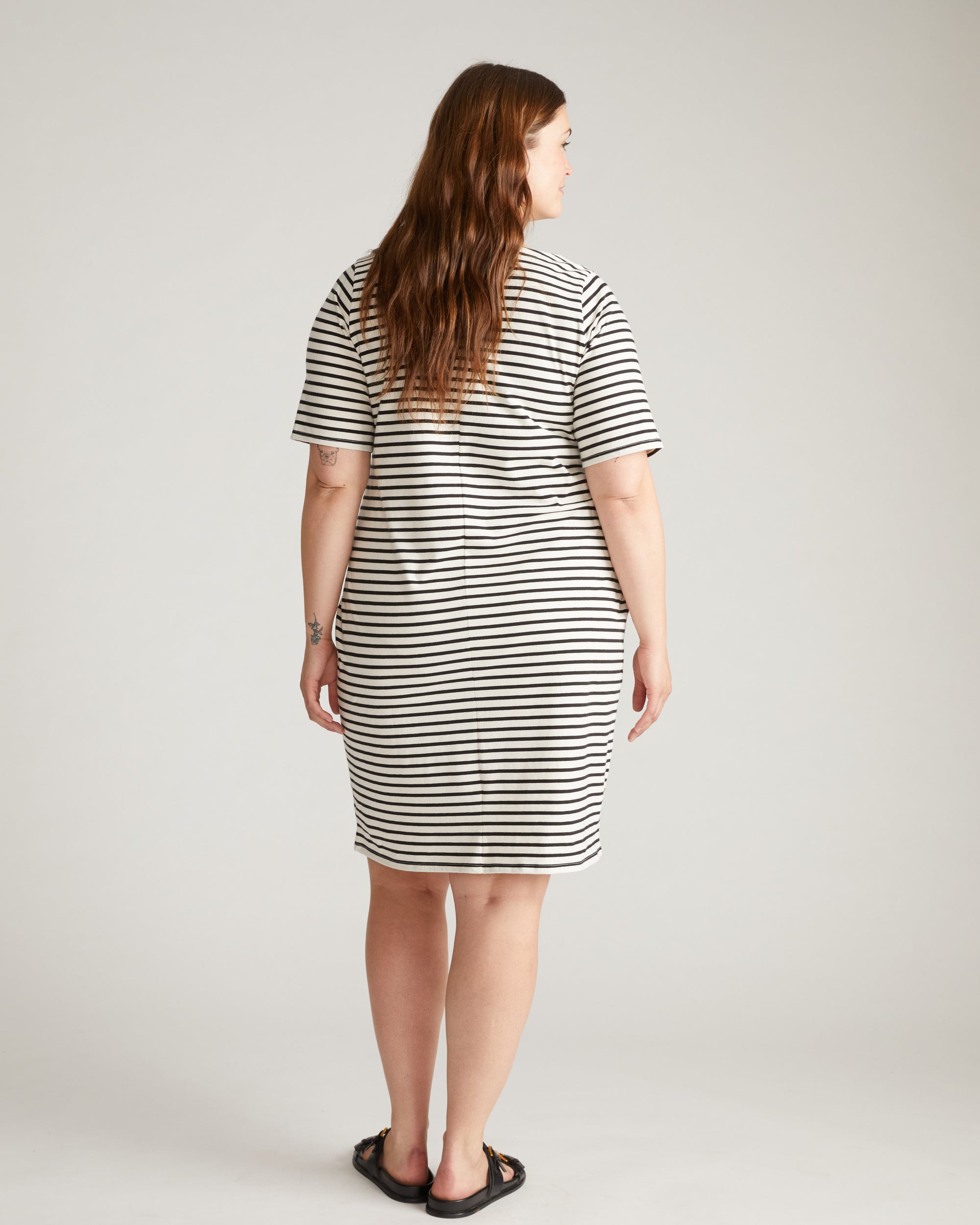 jersey dress for women Belle Breton Stripe Jersey Dress