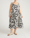 Sunshower Flowy Linen Dress - Vine Print | Plus Size & Straight Size Women's Fashion | Universal Standard