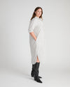 Odeon Stretch Poplin Shirtdress - White Windowpane Check | Plus Size & Straight Size Women's Fashion | Universal Standard