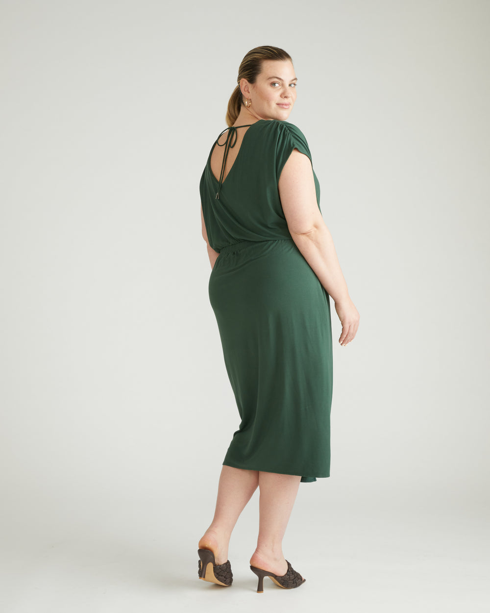 Havana Divine Jersey Dress - Conifer