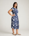 Havana Divine Jersey Dress - Navy Santiago Print
