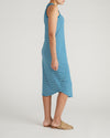 Cai High Neck Tank Dress - Ink Blue/White Stripe | Plus Size & Straight Size Women's Fashion | Universal Standard