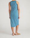 Cai High Neck Tank Dress - Ink Blue/White Stripe | Plus Size & Straight Size Women's Fashion | Universal Standard