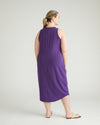 Cai High Neck Tank Dress - Deep Purple