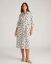 Cooling Stretch Cupro Savannah Dress - Vintage Daydream Print | Plus Size & Straight Size Women's Fashion | Universal Standard