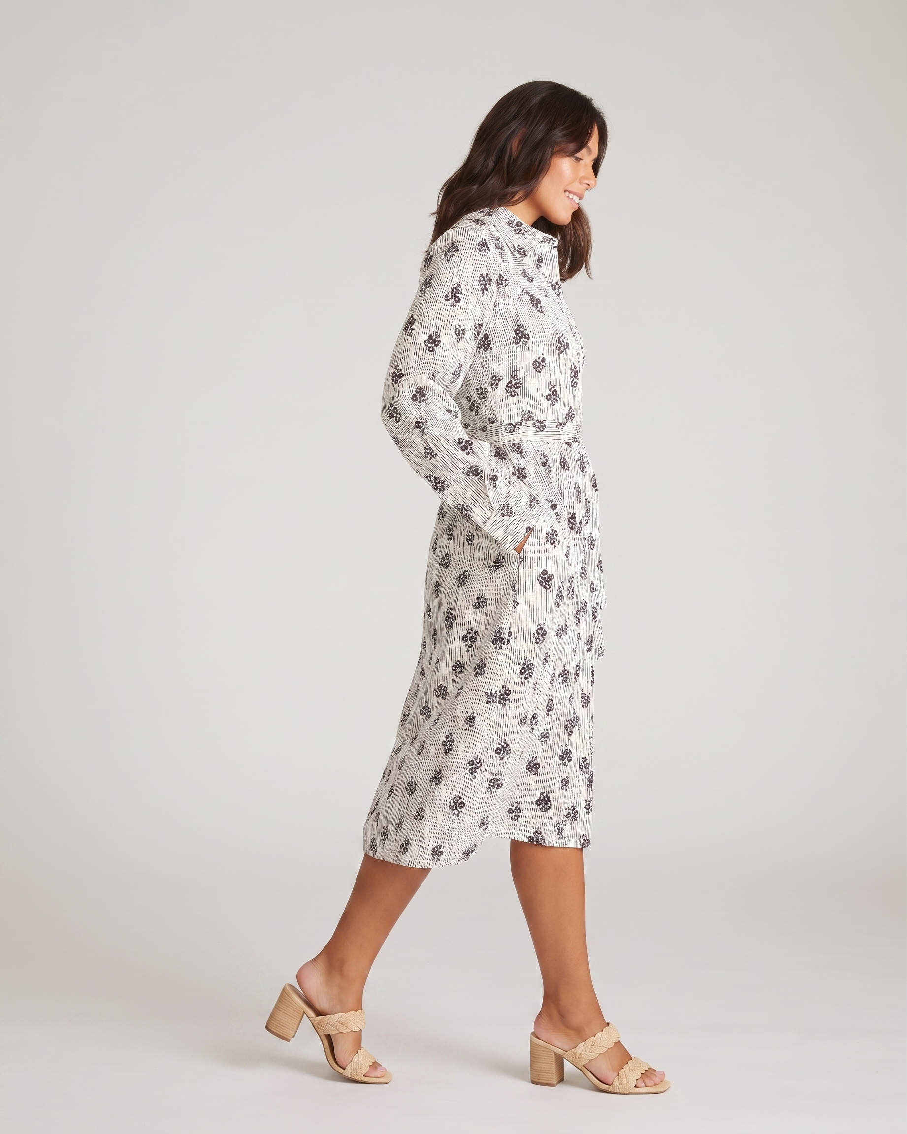 Universal Standard Plus Size Cooling Stretch Cupro Savannah Dress