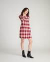 Maine Stretch Flannel Shirtdress - Kent Plaid