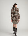 Maine Stretch Flannel Shirtdress - Chocolate Ikat Jacquard