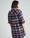 Maine Stretch Flannel Shirtdress - Heritage Plaid
