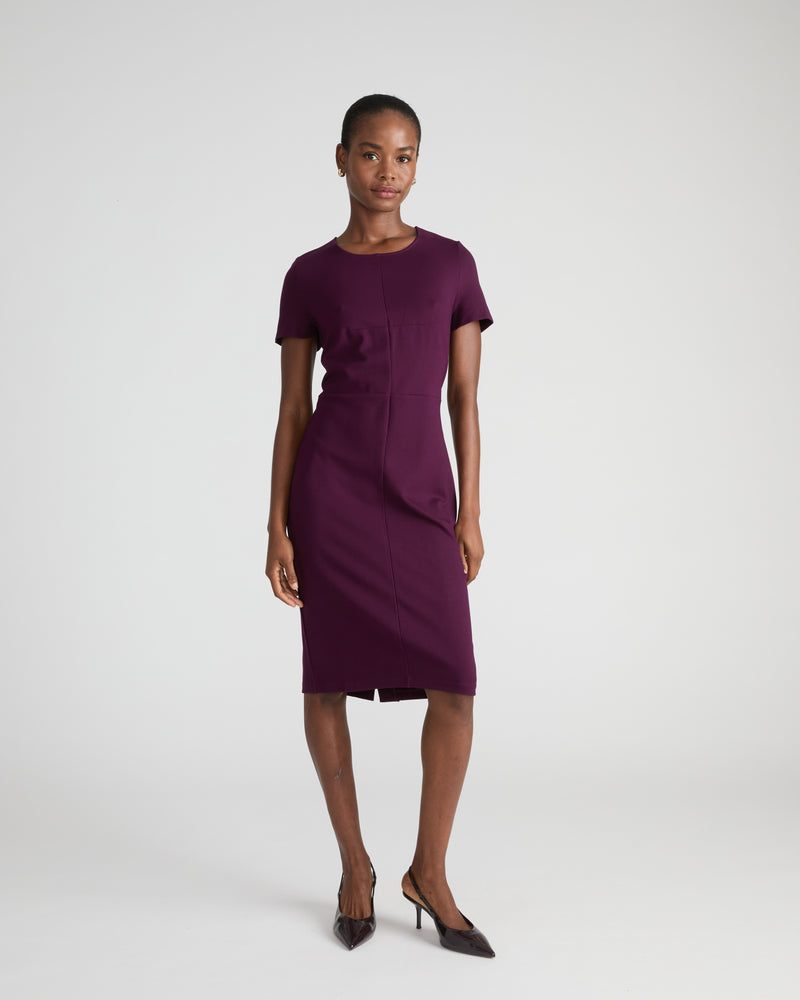 Executive Ponte Dress - Gamay | Plus Size & Straight Size Women's Fashion | Universal Standard