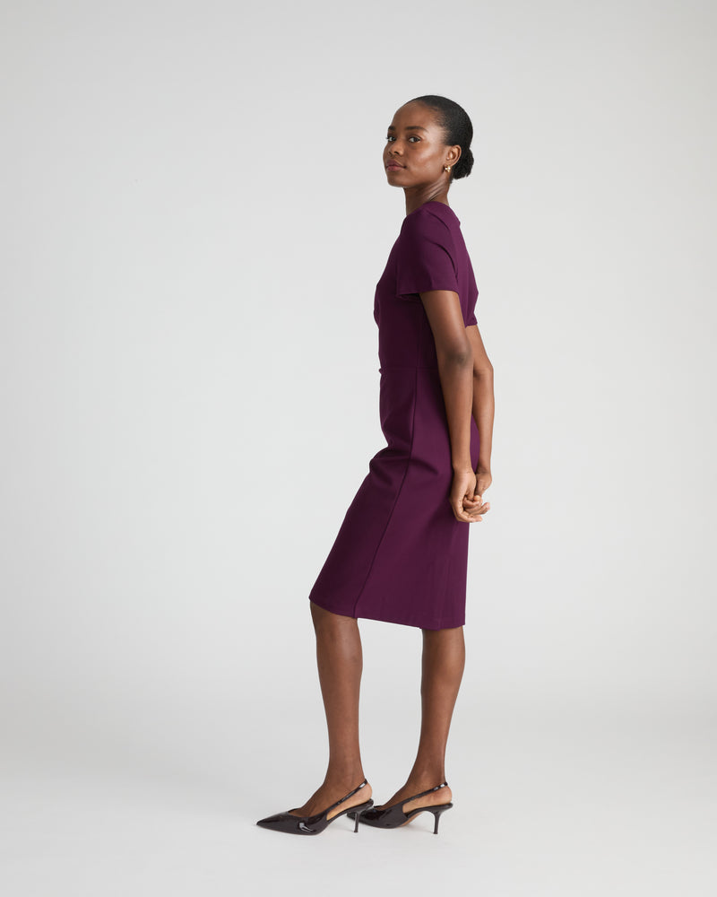 Executive Ponte Dress - Gamay | Plus Size & Straight Size Women's Fashion | Universal Standard