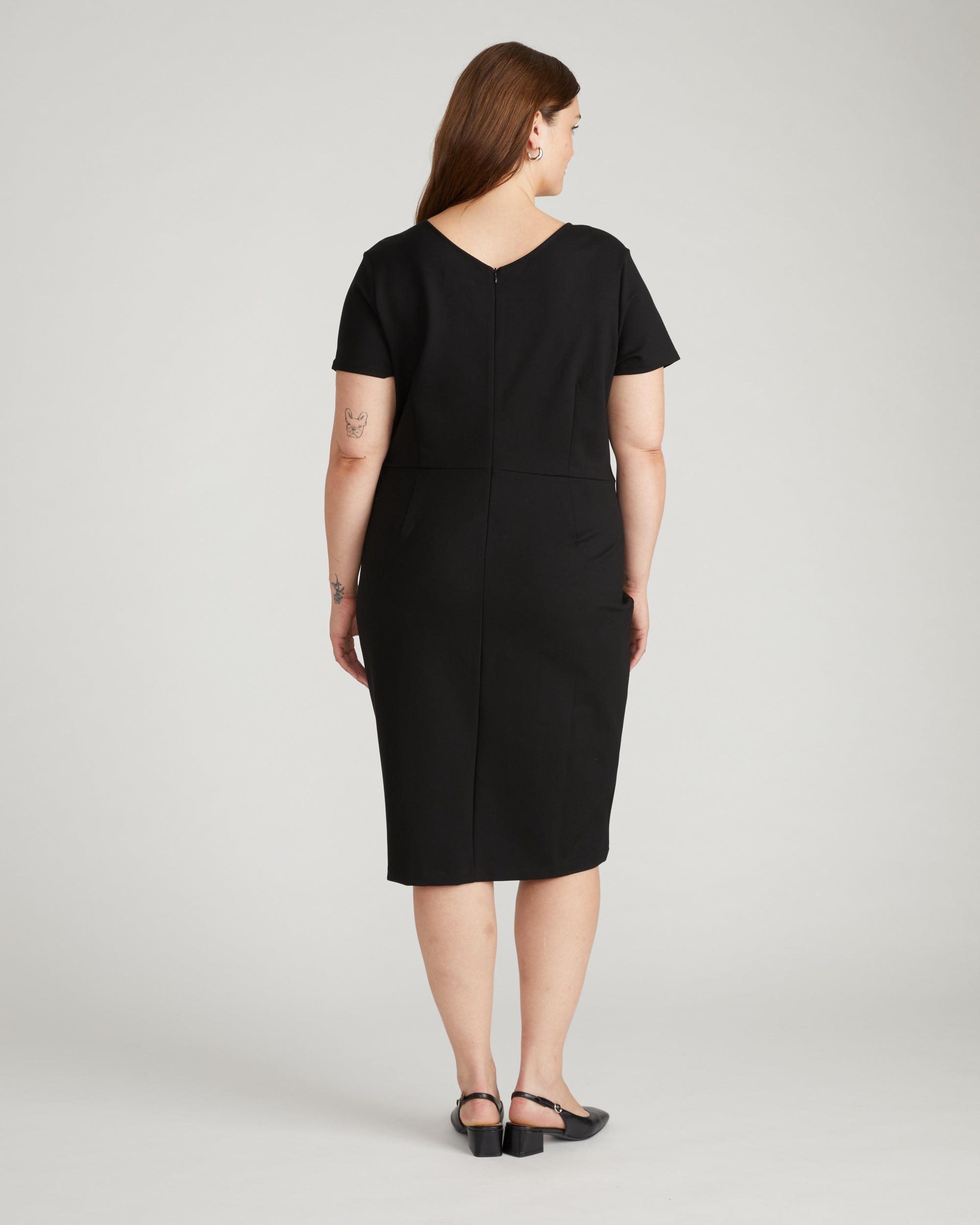 Executive V Neck Ponte Dress - / Black- SizeXL - by Universal Standard Executive V Neck Ponte Dress - / Black- SizeXL - by Universal Standard