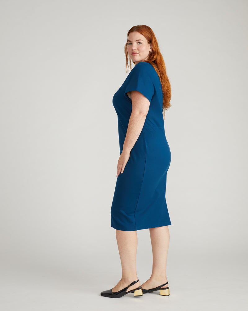 Executive Ponte Dress - Deep Teal