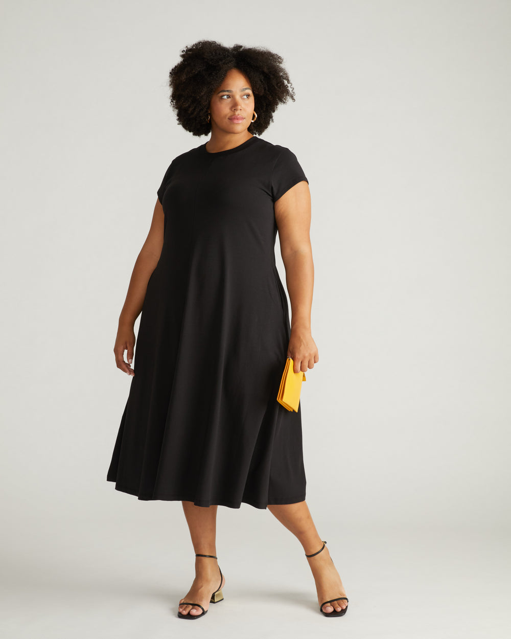 Easy Breezy T-Shirt Dress - Black