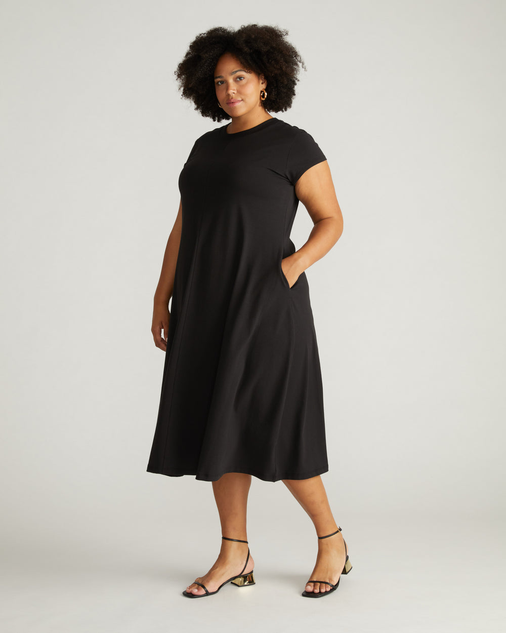 Easy Breezy T-Shirt Dress - Black