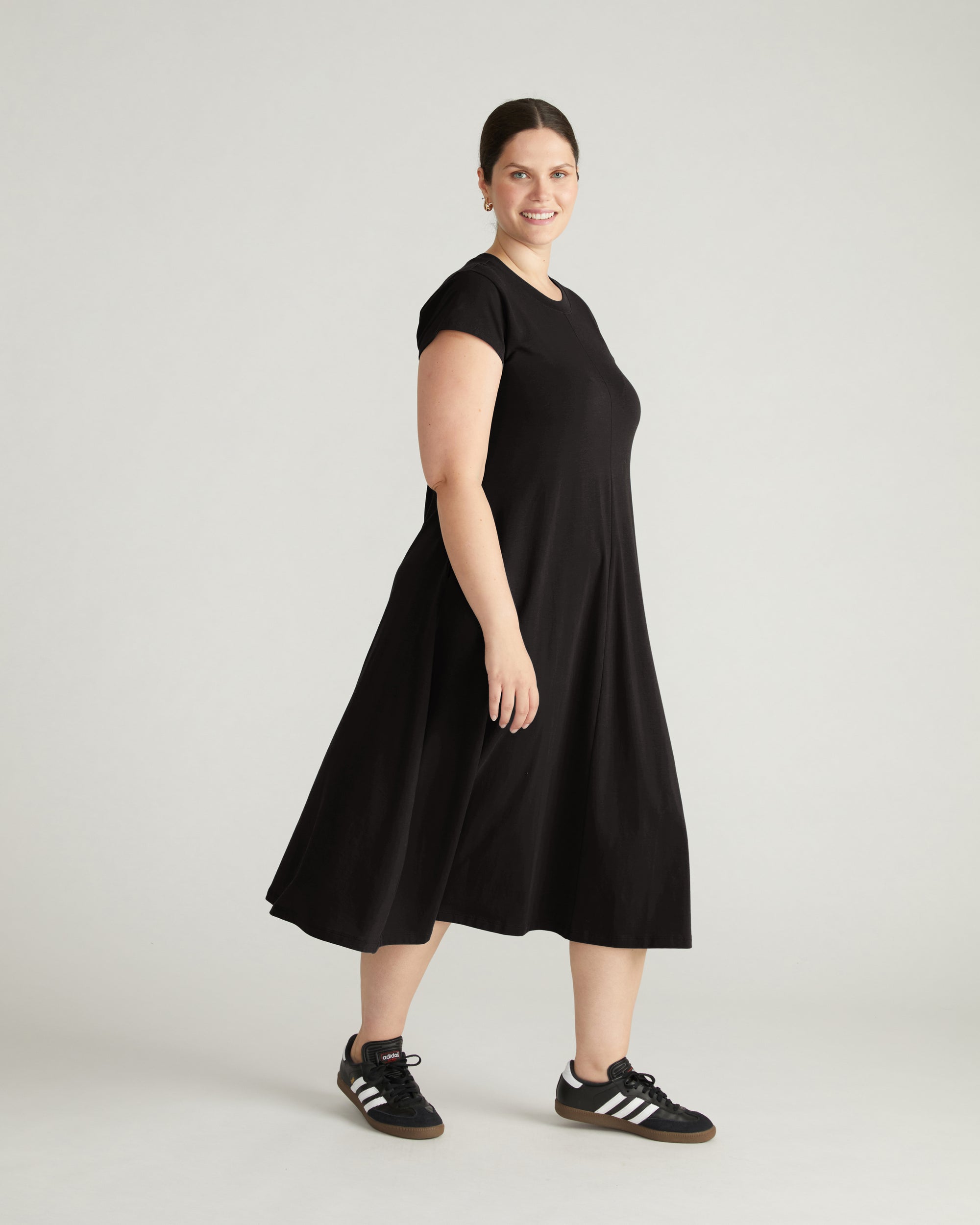 Easy Breezy T-Shirt Dress - Black