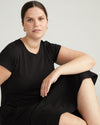 Easy Breezy T-Shirt Dress - Black