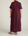 Padma Polo Neck Linen Dress - Acai | Plus Size & Straight Size Women's Fashion | Universal Standard