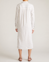 Odeon Linen Blend Shirtdress - Mayfair Stripe | Plus Size & Straight Size Women's Fashion | Universal Standard