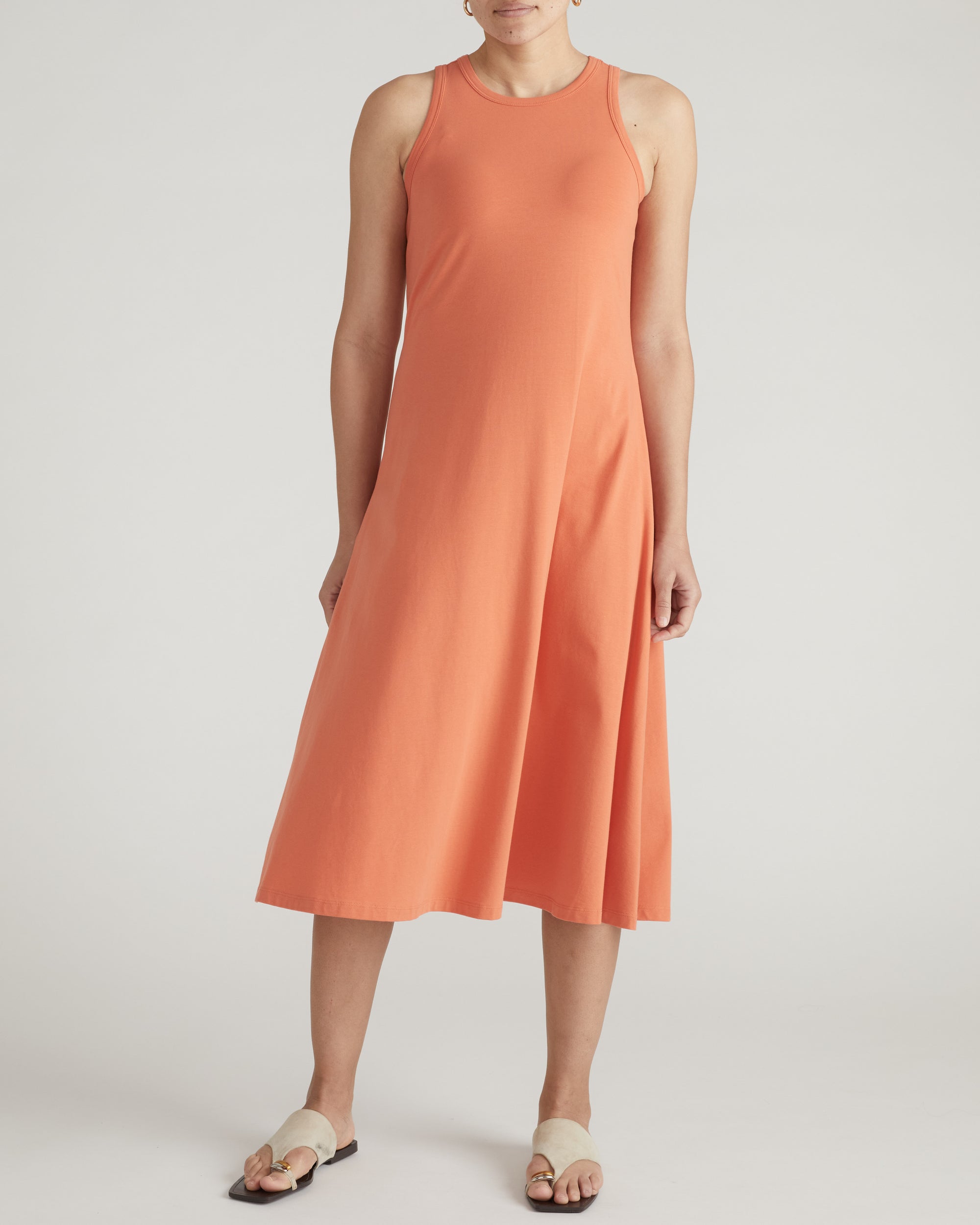Sardinia Tank Dress - Italian Orange | Plus Size & Straight Size Women's Fashion | Universal Standard