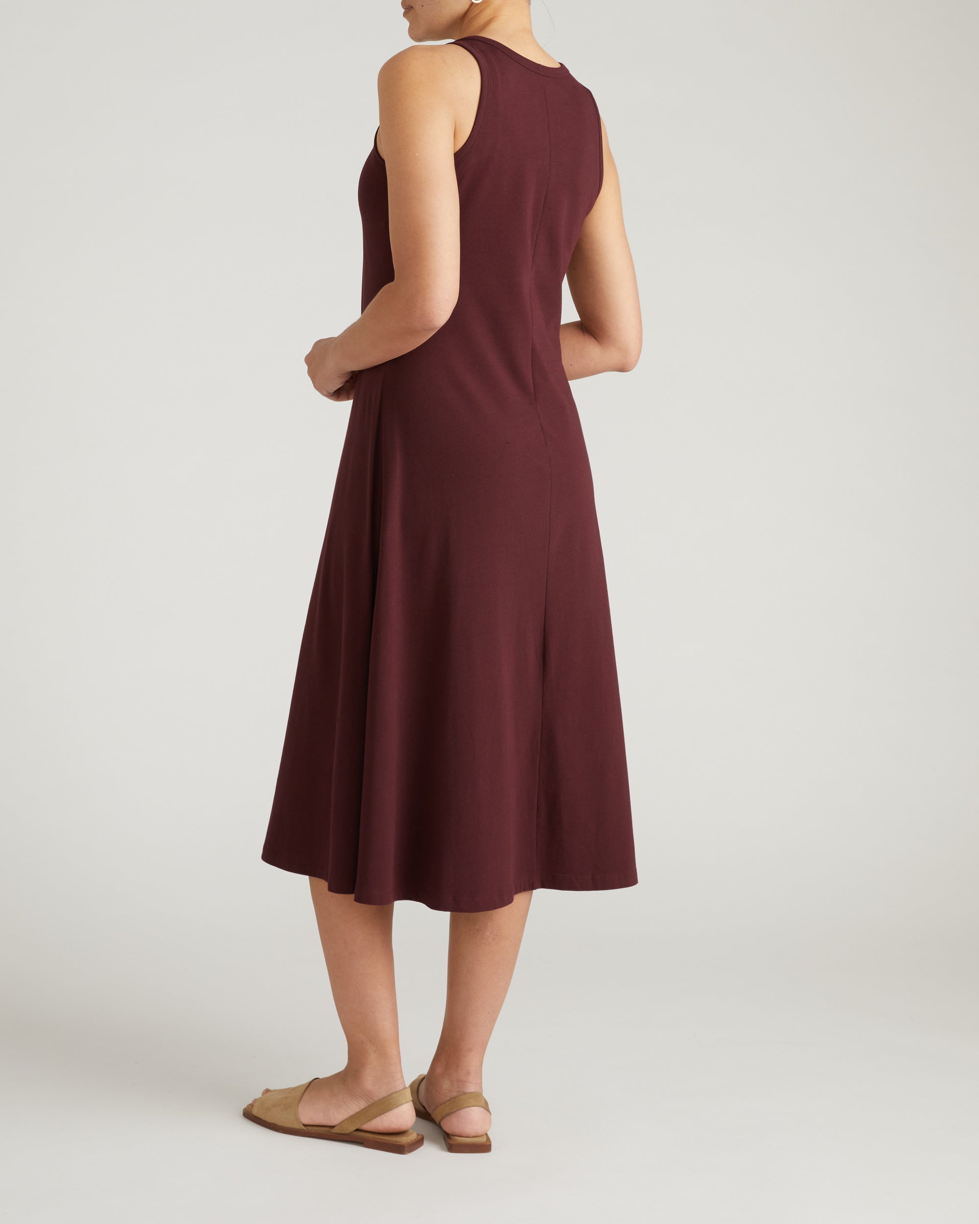 Sardinia Tank Dress - Black Cherry | Plus Size & Straight Size Women's Fashion | Universal Standard