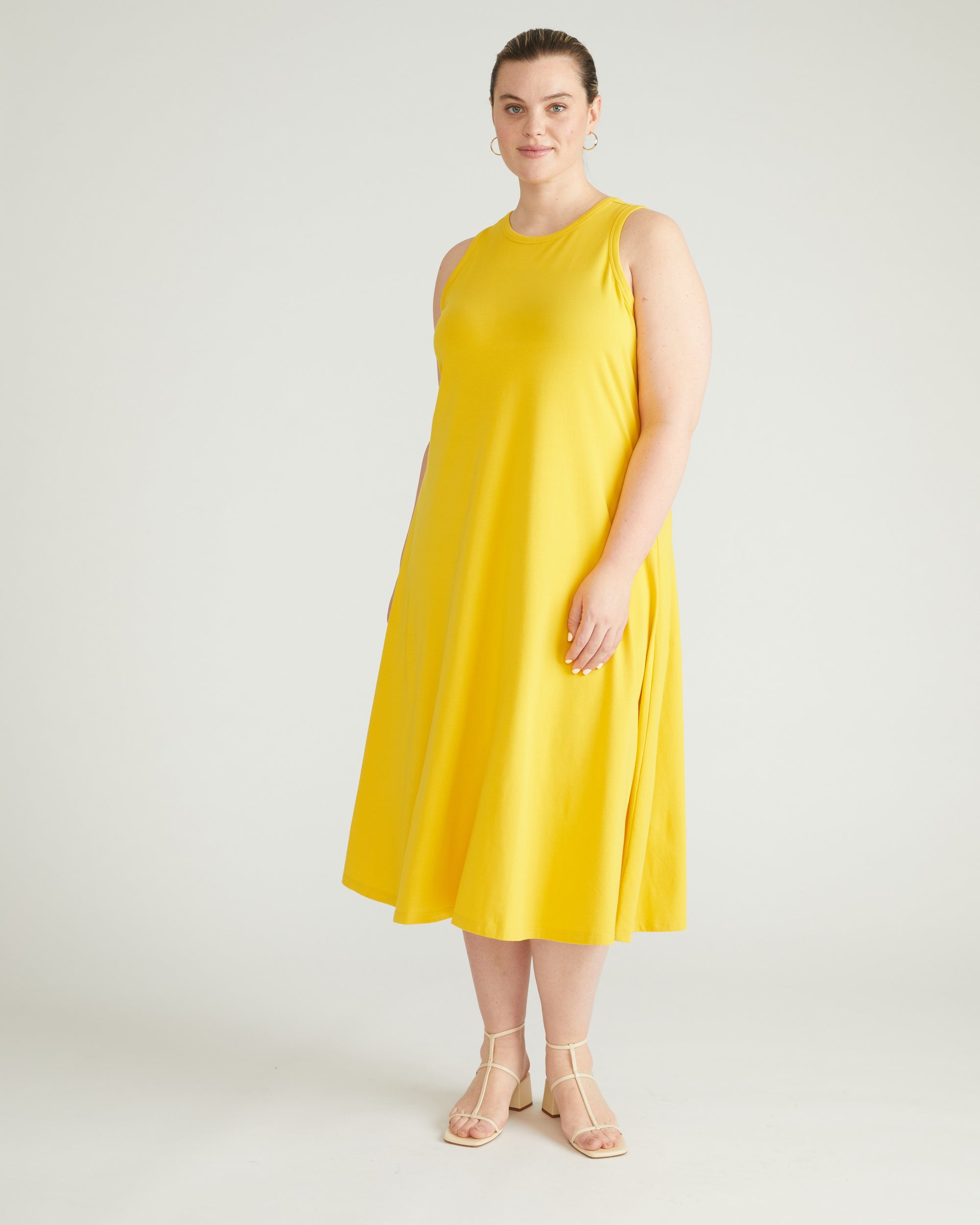 Sardinia Tank Dress - Yellow | Plus Size & Straight Size Women's Fashion | Universal Standard
