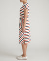 Crescent Breton Stripe Knot Dress - Red/White/Blue Stripe | Plus Size & Straight Size Women's Fashion | Universal Standard