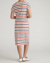 Crescent Breton Stripe Knot Dress - Red/White/Blue Stripe | Plus Size & Straight Size Women's Fashion | Universal Standard