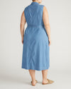 Perfect Tencel Chambray Sleeveless Savannah Shirtdress - Cove Blue | Plus Size & Straight Size Women's Fashion | Universal Standard