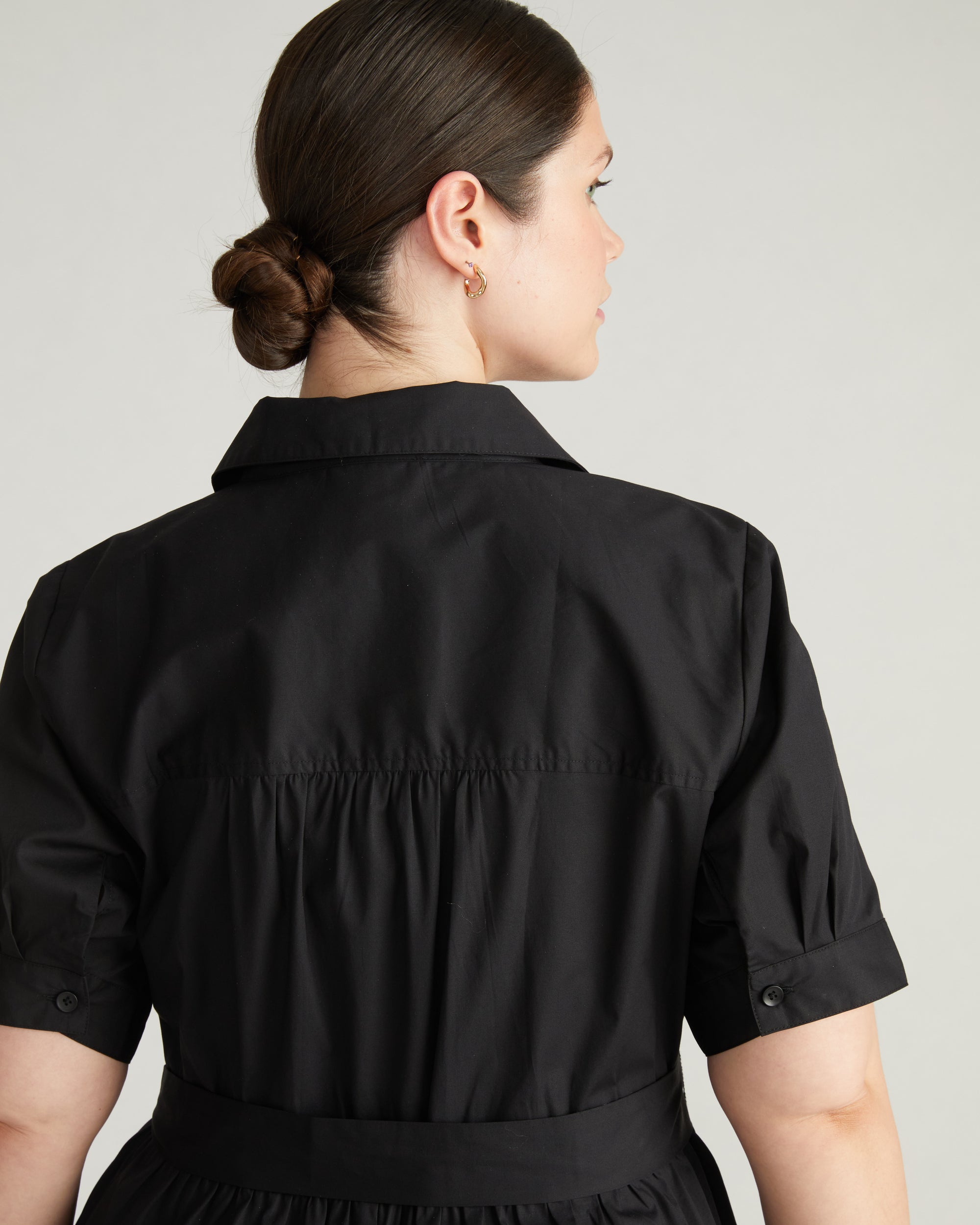 City Poplin Shirtdress - Black Universal Standard City Poplin Shirtdress - Black Universal Standard