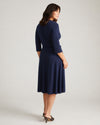 The Divine Jersey Wrap Dress - Midnight | Plus Size & Straight Size Women's Fashion | Universal Standard