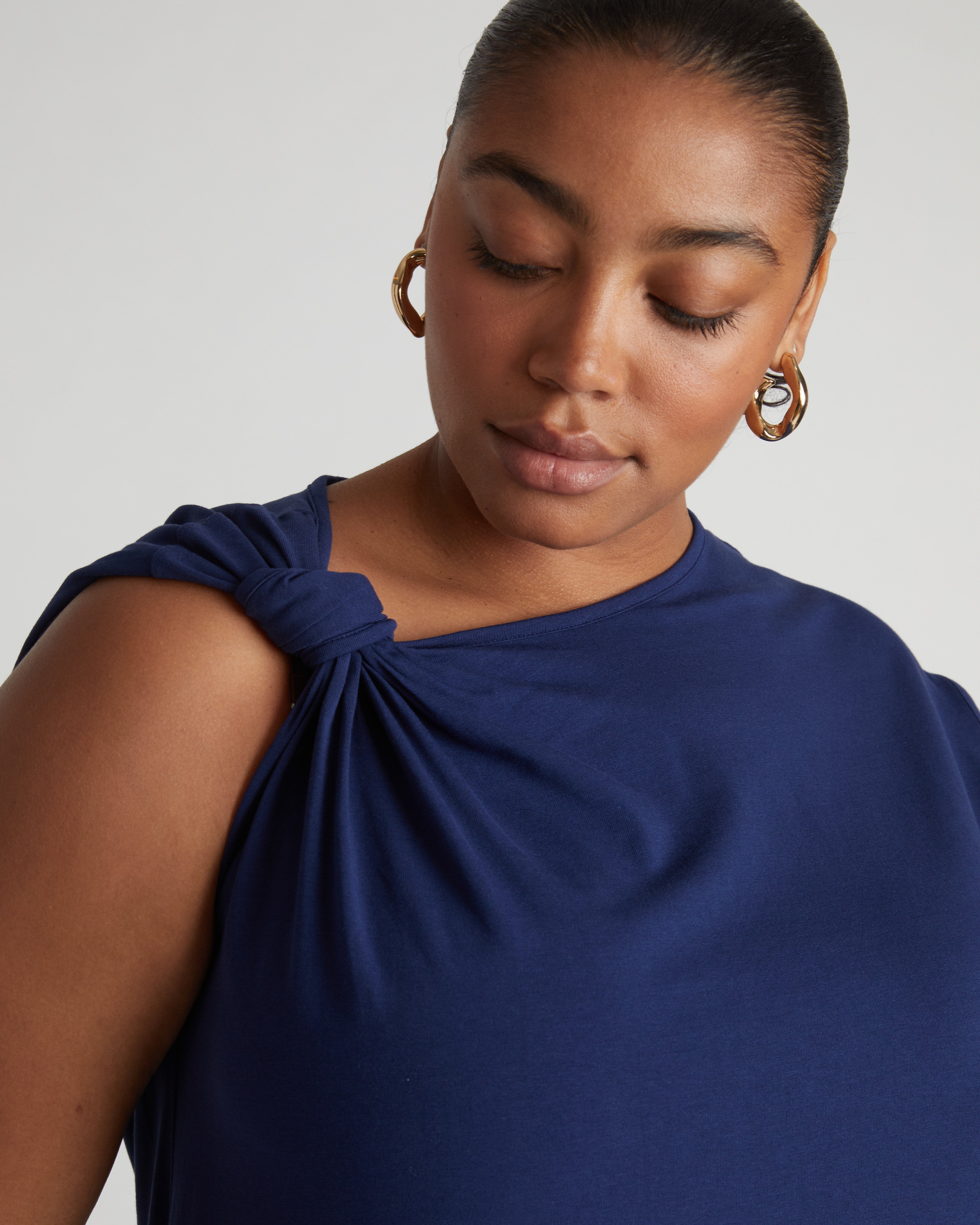 suu Shoulder Knot Dress - Cenote – Universal Standard