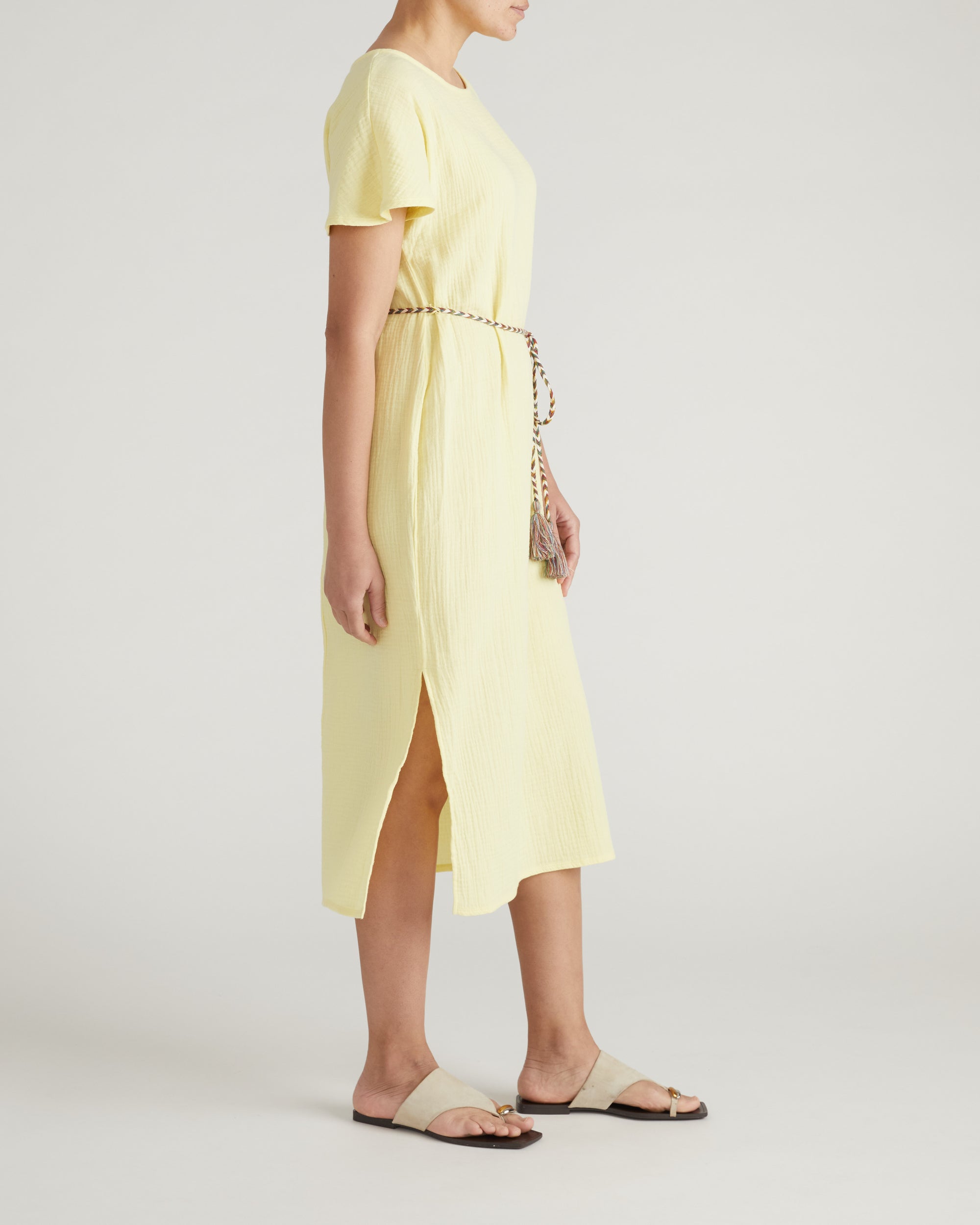 Luxe Cotton Gauze Beach Dress