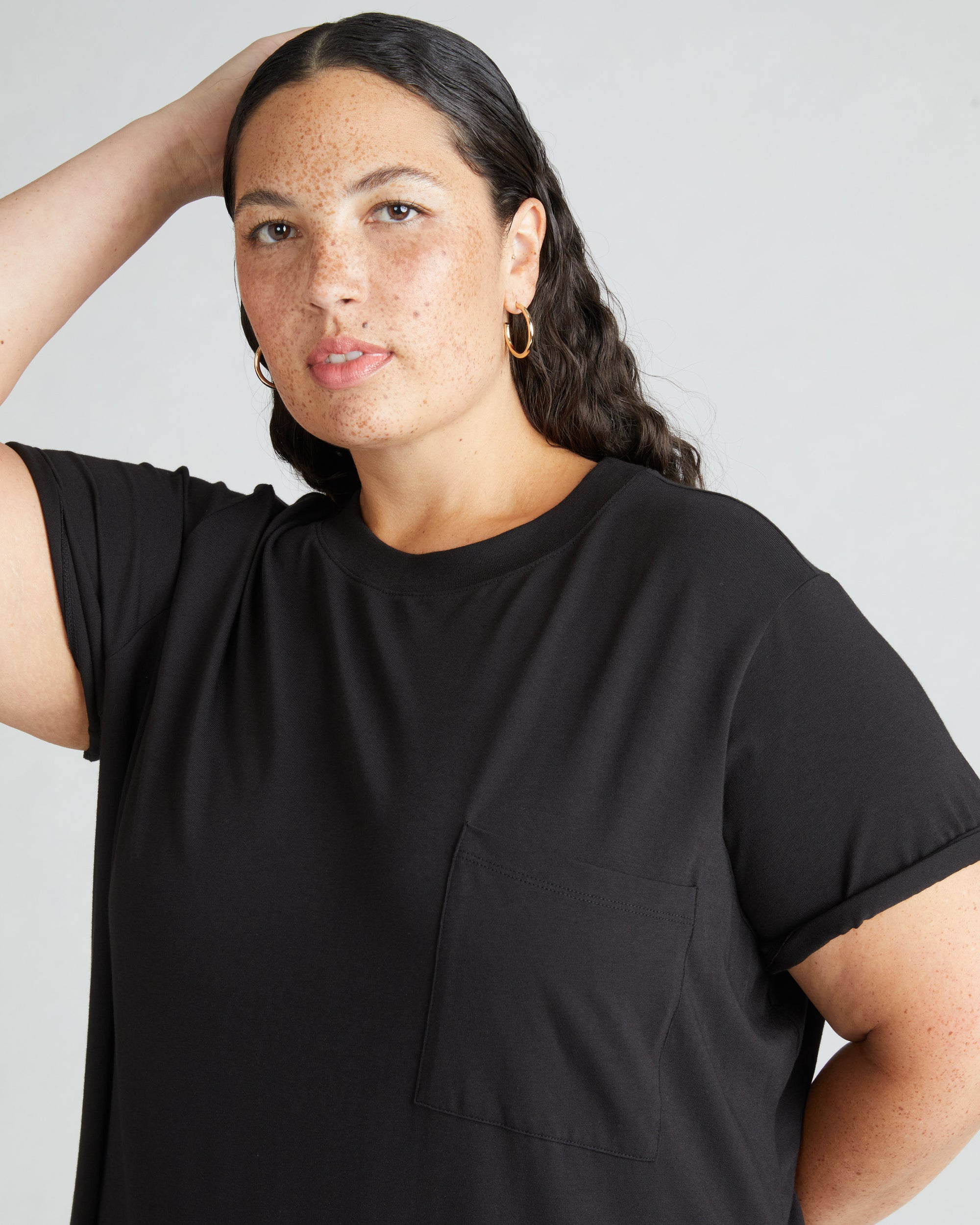 black plus size t shirt dress boohoo Women's Plus Size T Shirt Mini Dress