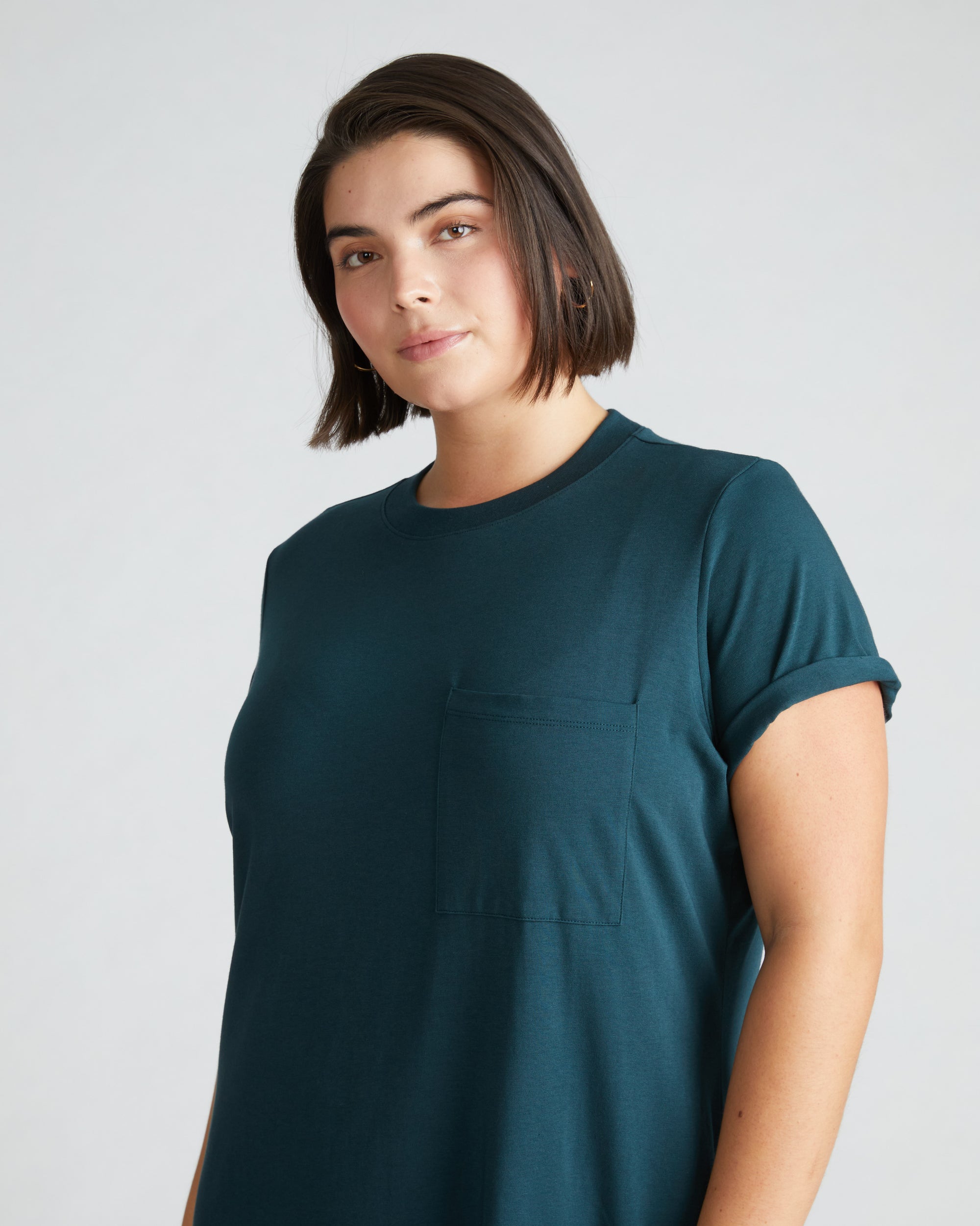 Garcon Tee Dress - Deep Sea | Plus Size & Straight Size Women's Fashion | Universal Standard
