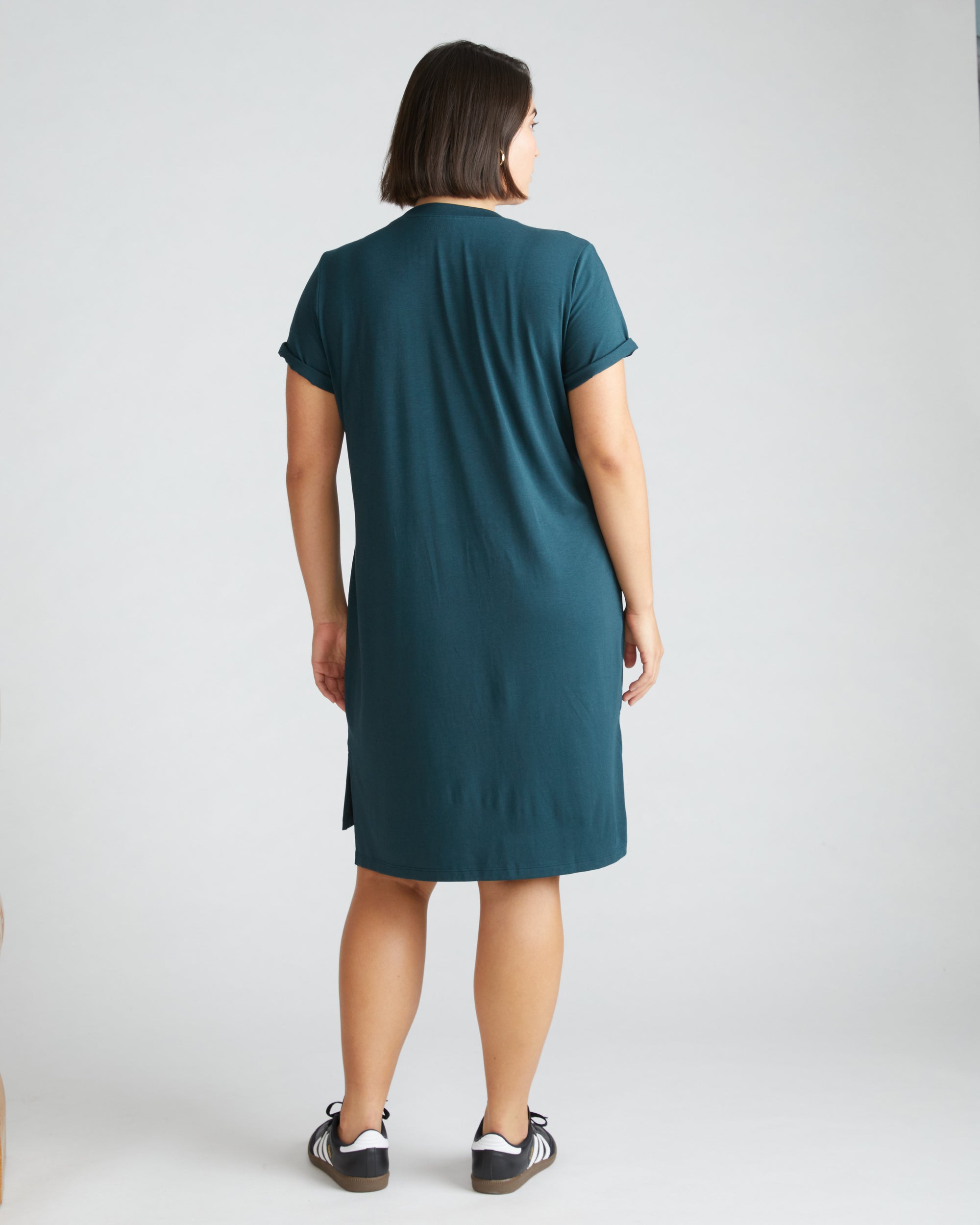 Garcon Tee Dress - Deep Sea | Plus Size & Straight Size Women's Fashion | Universal Standard