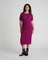 Delilah Liquid Jersey Dress - Rothko Purple