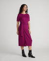 Delilah Liquid Jersey Dress - Rothko Purple