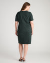 Envelope Neck Ponte Dress - Green Gemstone | Plus Size & Straight Size Women's Fashion | Universal Standard