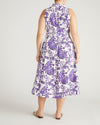 Adelaide Linen Shirtdress - Purple Majolica Print | Plus Size & Straight Size Women's Fashion | Universal Standard