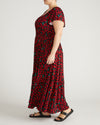 Kahlo Liquid Jersey Dress - Very Cherry Print | Plus Size & Straight Size Women's Fashion | Universal Standard