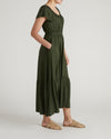 Kahlo Liquid Jersey Dress - Coratina Green | Plus Size & Straight Size Women's Fashion | Universal Standard