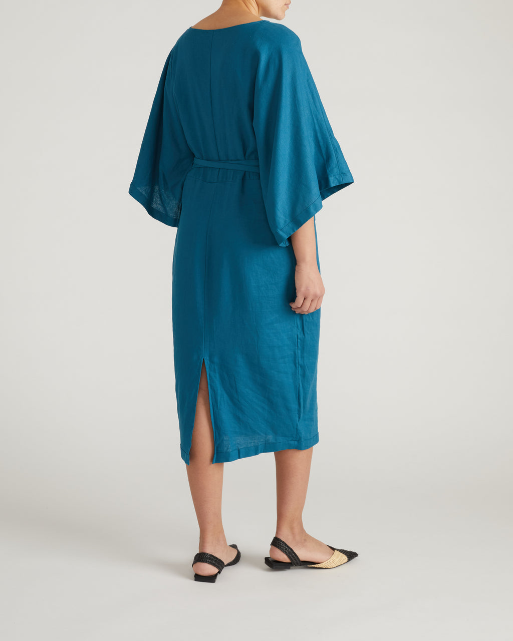 slim fit dress slacks Lio Linen Dress
