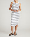 Romera Ribbed Dress - Nautical Navy Stripe | Plus Size & Straight Size Women's Fashion | Universal Standard