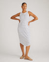 Romera Ribbed Dress - Nautical Navy Stripe | Plus Size & Straight Size Women's Fashion | Universal Standard