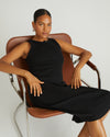 Romera Ribbed Dress - Black